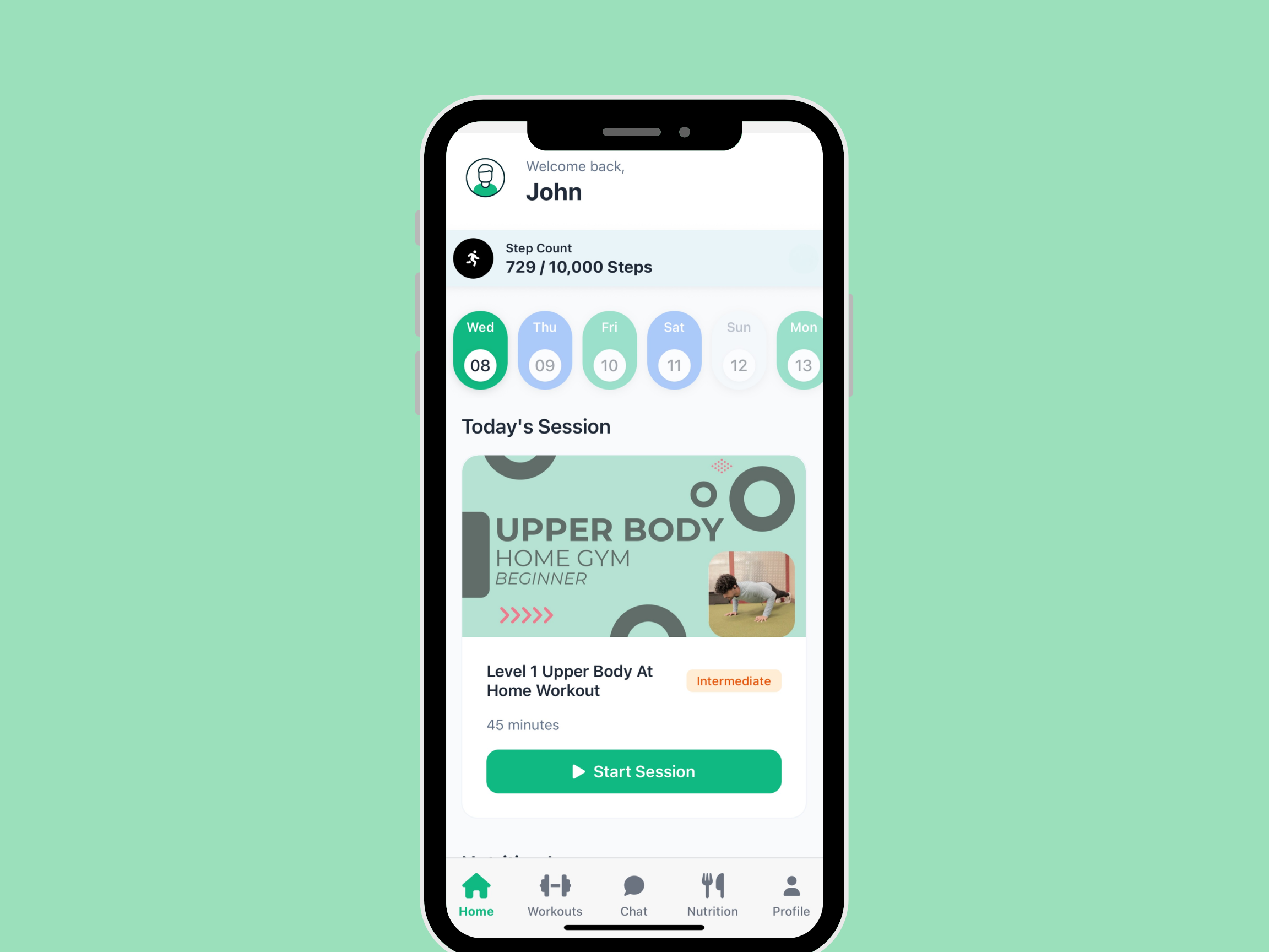 PTFlow client mobile app experience